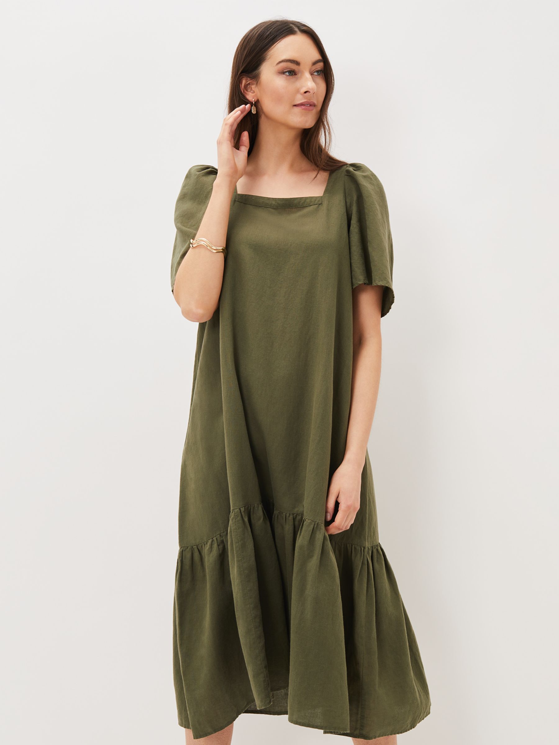 Phase Eight Claria Linen Blend Dress