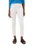 Phase Eight Hailee Topstitch Detail Cropped Jeans, White