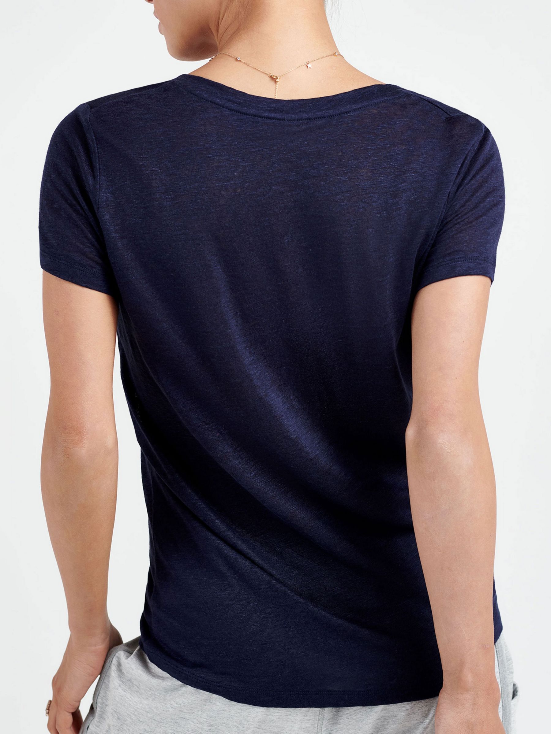 Buy NRBY Charlie Linen T-Shirt Online at johnlewis.com