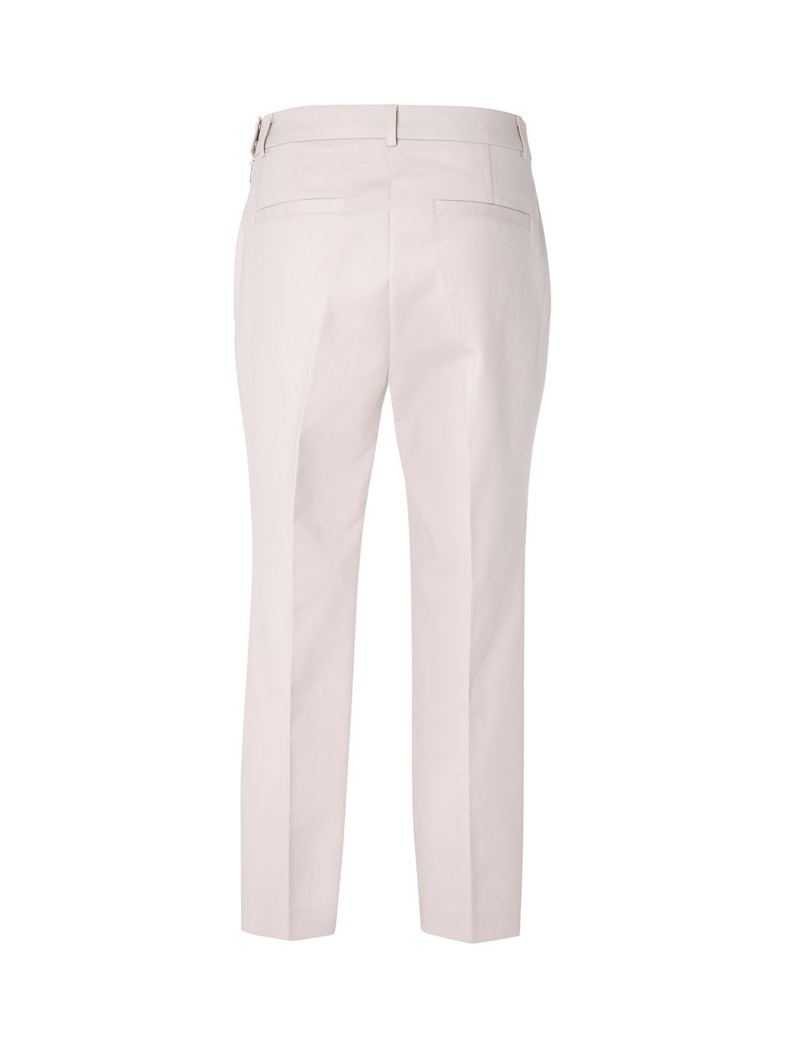 Mint Velvet Popper Detail Capri Trousers, Light Pink at John Lewis ...