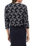 Phase Eight Ranie Floral Lace Jacket, Navy/Ivory, Navy/Ivory