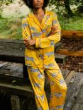 Chelsea Peers Zebra Satin Pyjama Set