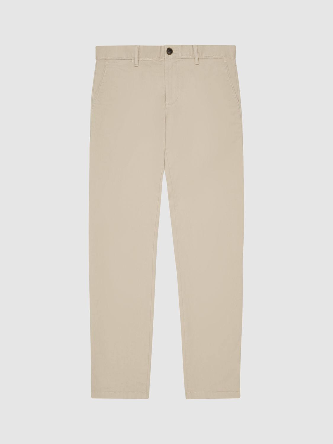 Reiss Pitch Chino Trousers, Stone at John Lewis & Partners