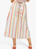 Little Mistress Co-Ord Striped Midi Skirt, Multi