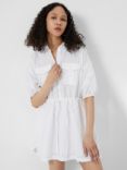 French Connection Ahia Linen Cotton Shirt Dress, Summer White