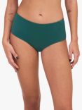 Femilet Arizona High Waist Bikini Bottoms, Emerald Green