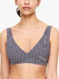 Femilet Murano Underwired Plunge Bikini Top, Dark Stripes