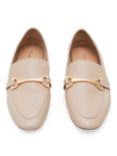 Phase Eight T-Bar Leather Loafers, Neutral
