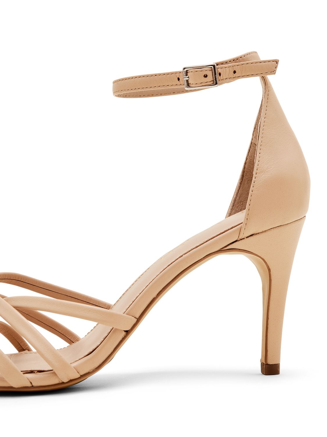 Buy Phase Eight Barely There Strappy Sandals, Natural Online at johnlewis.com