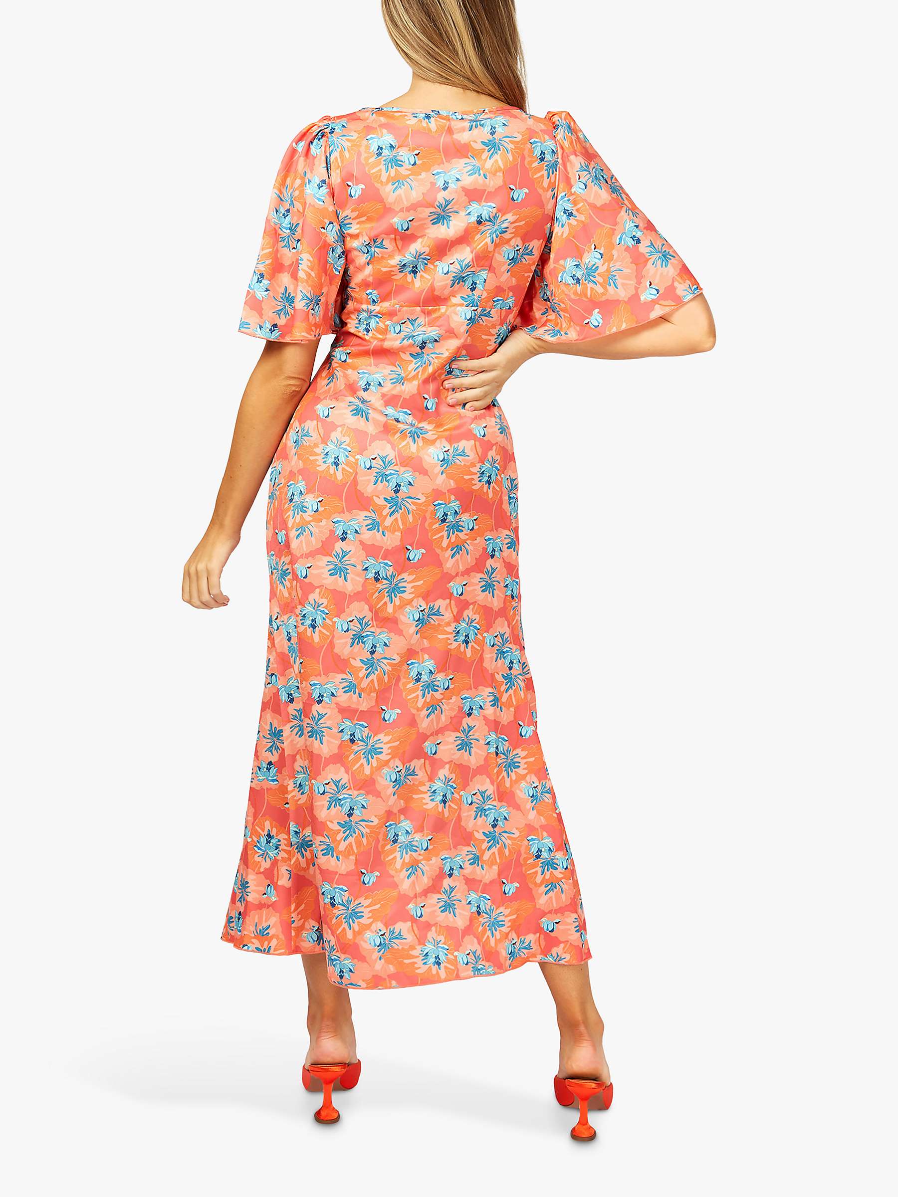 Buy Little Mistress Tropical Floral Print Maxi Dress, Multi Online at johnlewis.com