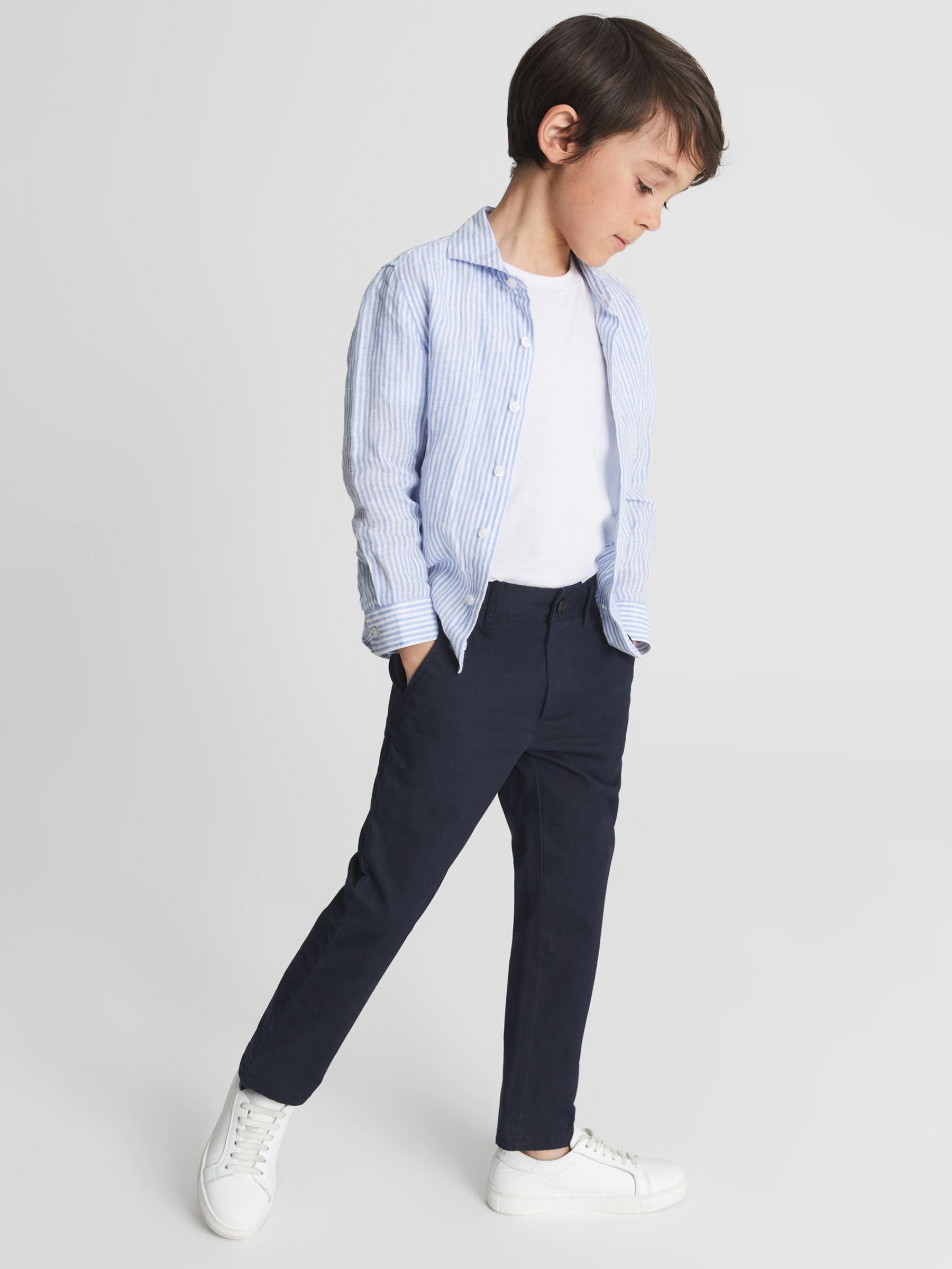 Buy Reiss Kids' Pitch Slim Fit Chino Trousers Online at johnlewis.com