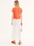 NRBY Tabby Linen Skirt, White