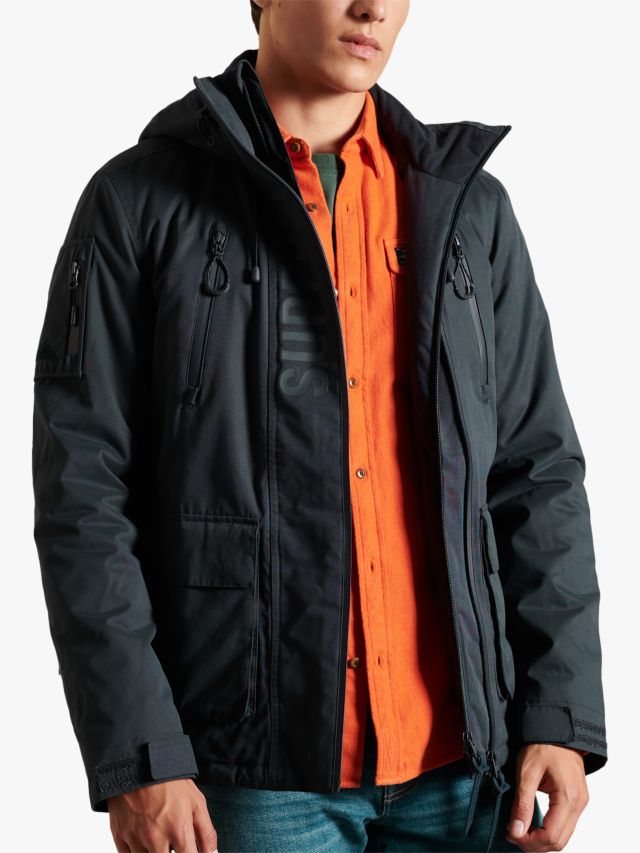 Superdry ULTIMATE MICROFIBRE - Chaqueta de entretiempo - super dark  navy/azul 