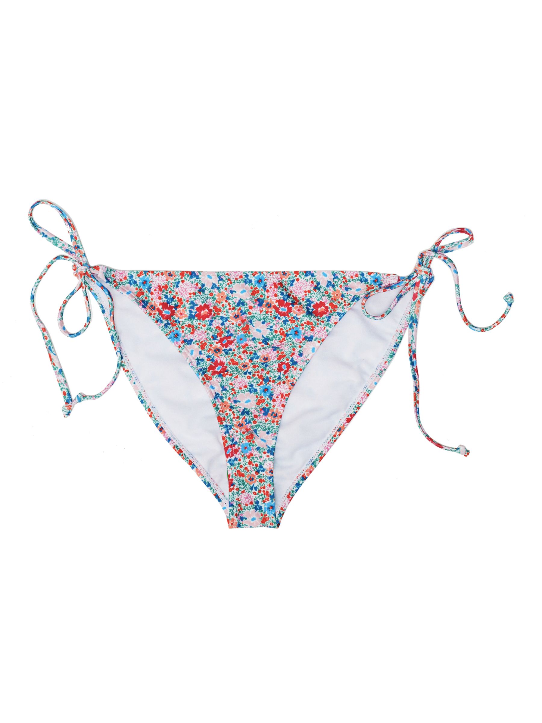 Albaray daisy Print Tie Bikini Bottoms, Multi at John Lewis & Partners