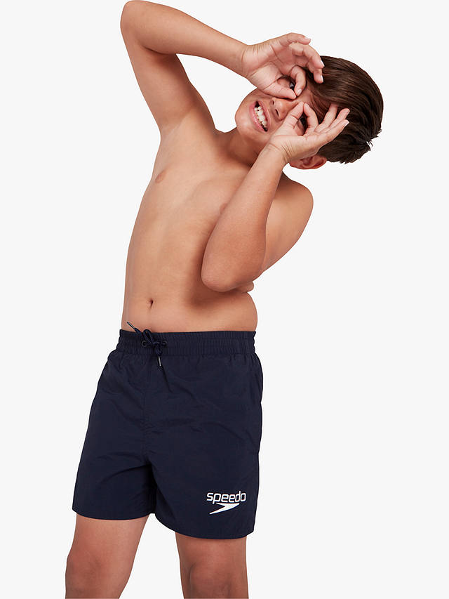 Speedo Boys' Essentials 13" Swim Shorts, Navy