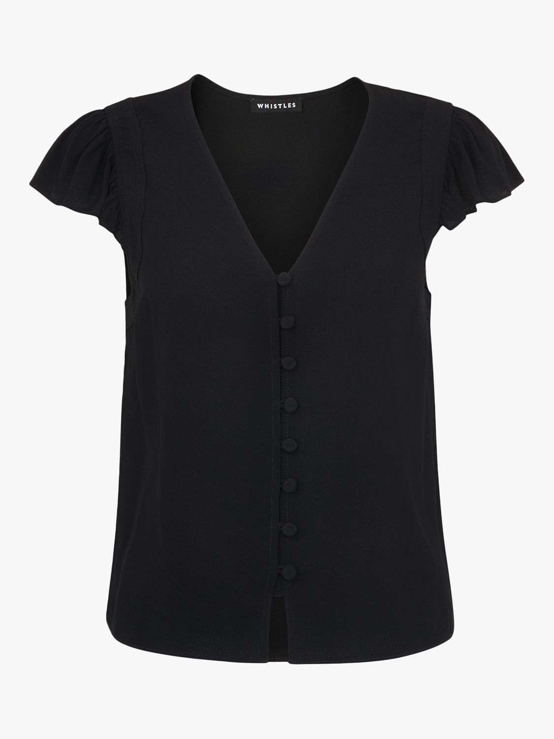 Buy Whistles Frill Sleeve Top Online at johnlewis.com