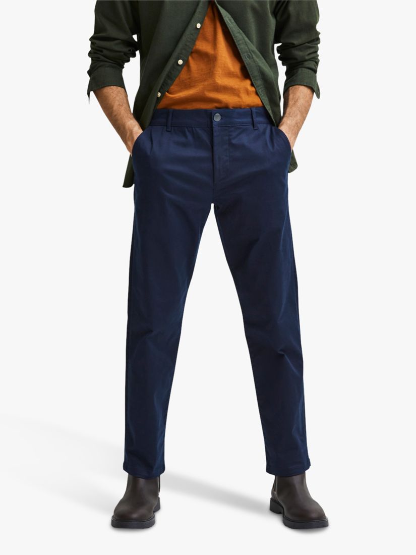 SELECTED HOMME Straight Sapphire Chinos, Lewis & John Dark at Partners