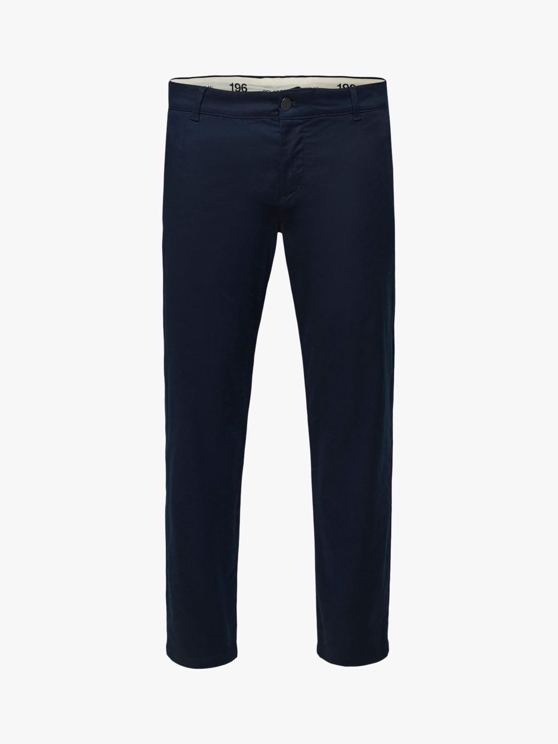 SELECTED HOMME Straight Chinos, Dark Sapphire at John Lewis & Partners