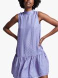 Superdry Abstract Woven Mini Dress, Gabriella Pink