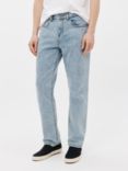 John Lewis ANYDAY Straight Fit Denim Jeans, Stone Wash