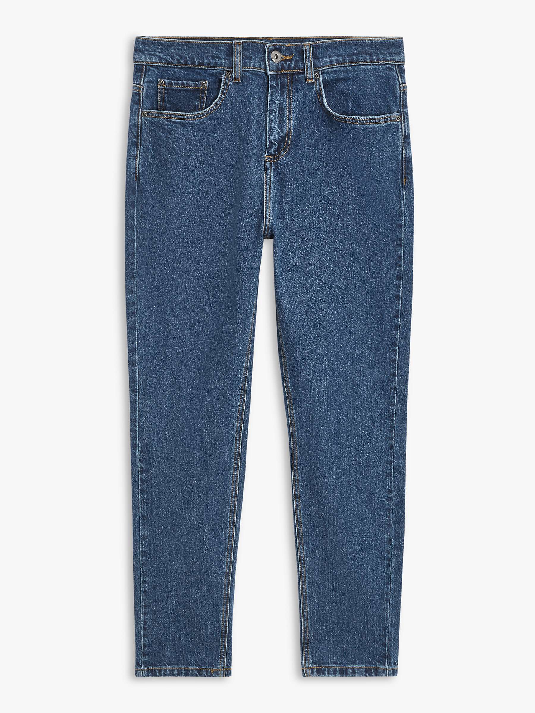 John Lewis ANYDAY Slim Fit Denim Jeans, Mid Wash at John Lewis & Partners