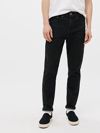 John Lewis ANYDAY Slim Fit Denim Jeans, Black at John Lewis & Partners