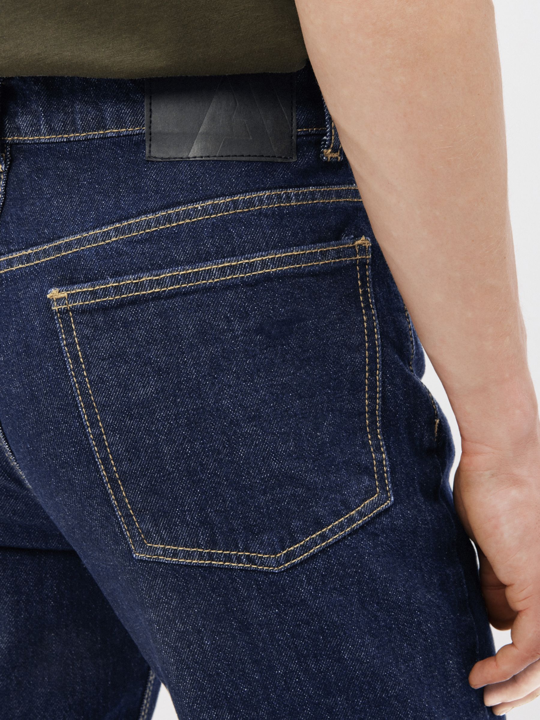 John Lewis ANYDAY Slim Fit Denim Jeans, Dark Wash at John Lewis & Partners