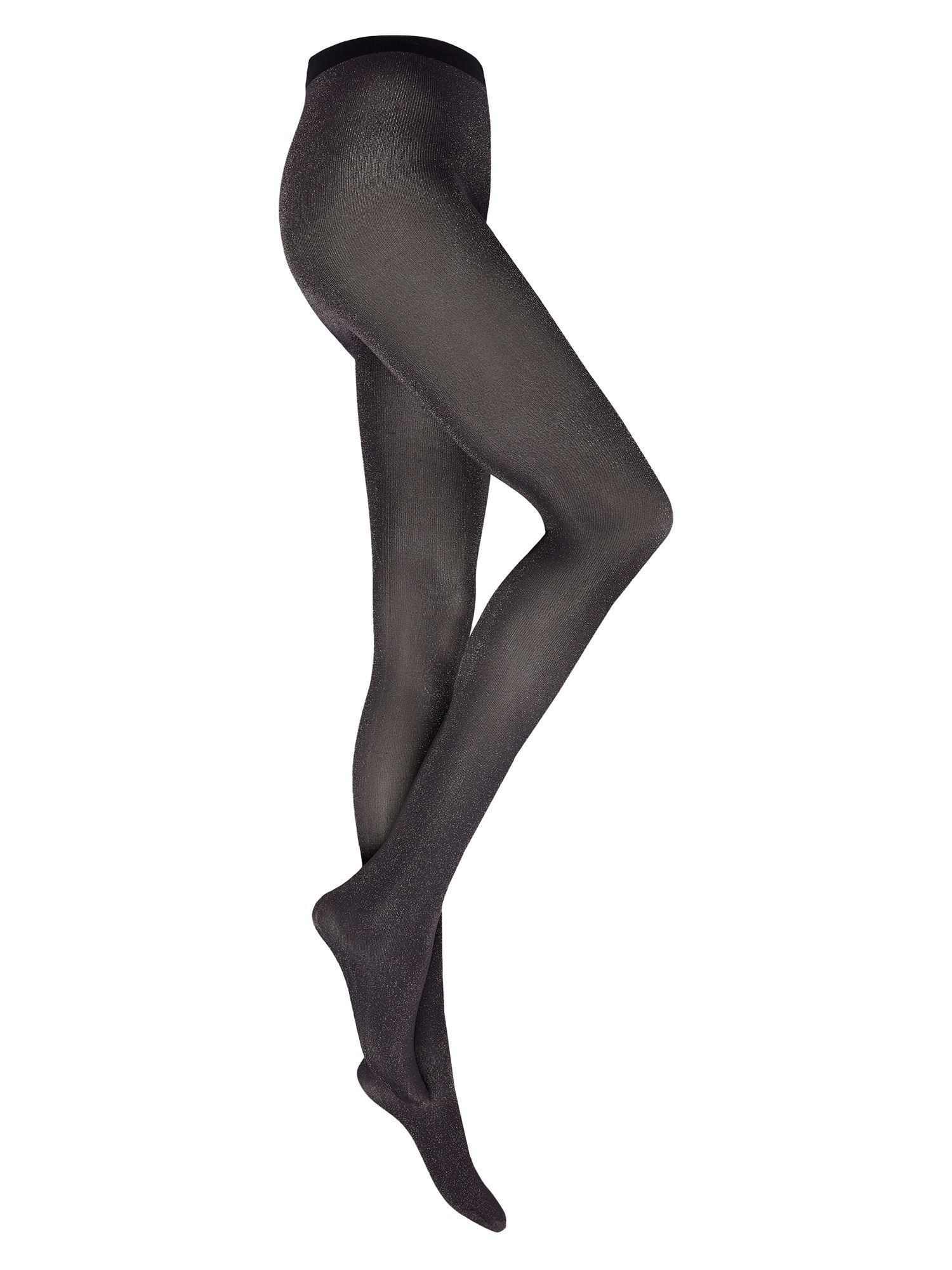 Wolford Stardust 60 Denier Opaque Tights Black Pewter At John Lewis And Partners