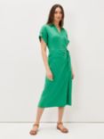 Phase Eight Yasse Linen Wrap Midi Dress, Green