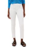 Phase Eight Hailee Topstitch Detail Ankle Jeans, White, White