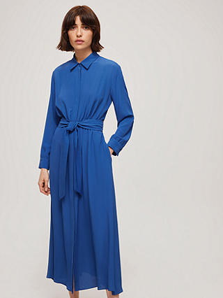 Weekend MaxMara Mida Silk Blend Shirt Dress, Ocean