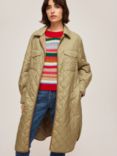 Weekend MaxMara Learco Quilted Longline Coat, Camel