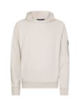 Calvin Klein Smooth Cotton Hoodie, Stony Beige