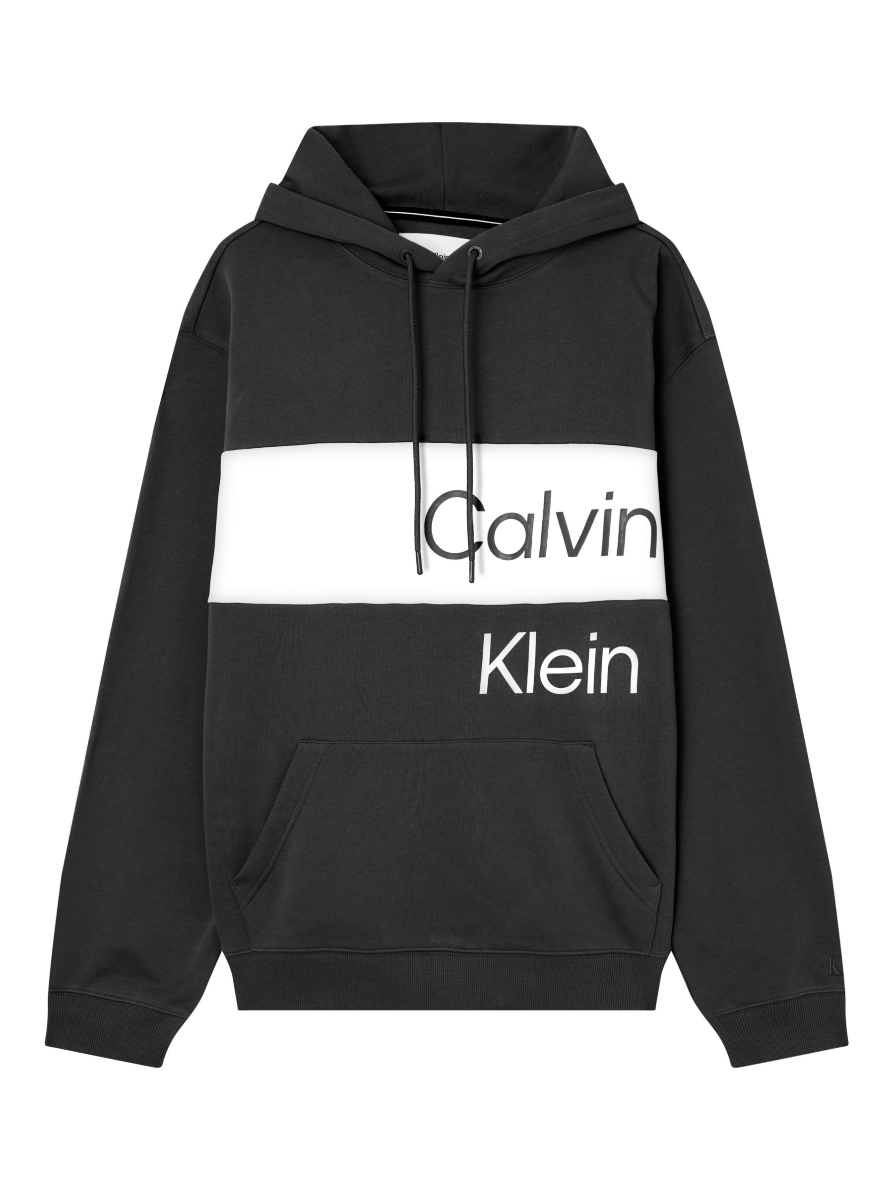 Calvin Klein Institutional Blocking Logo Hoodie, CK Black
