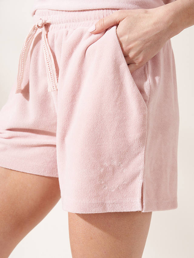 Truly Terry Shorts, Blush