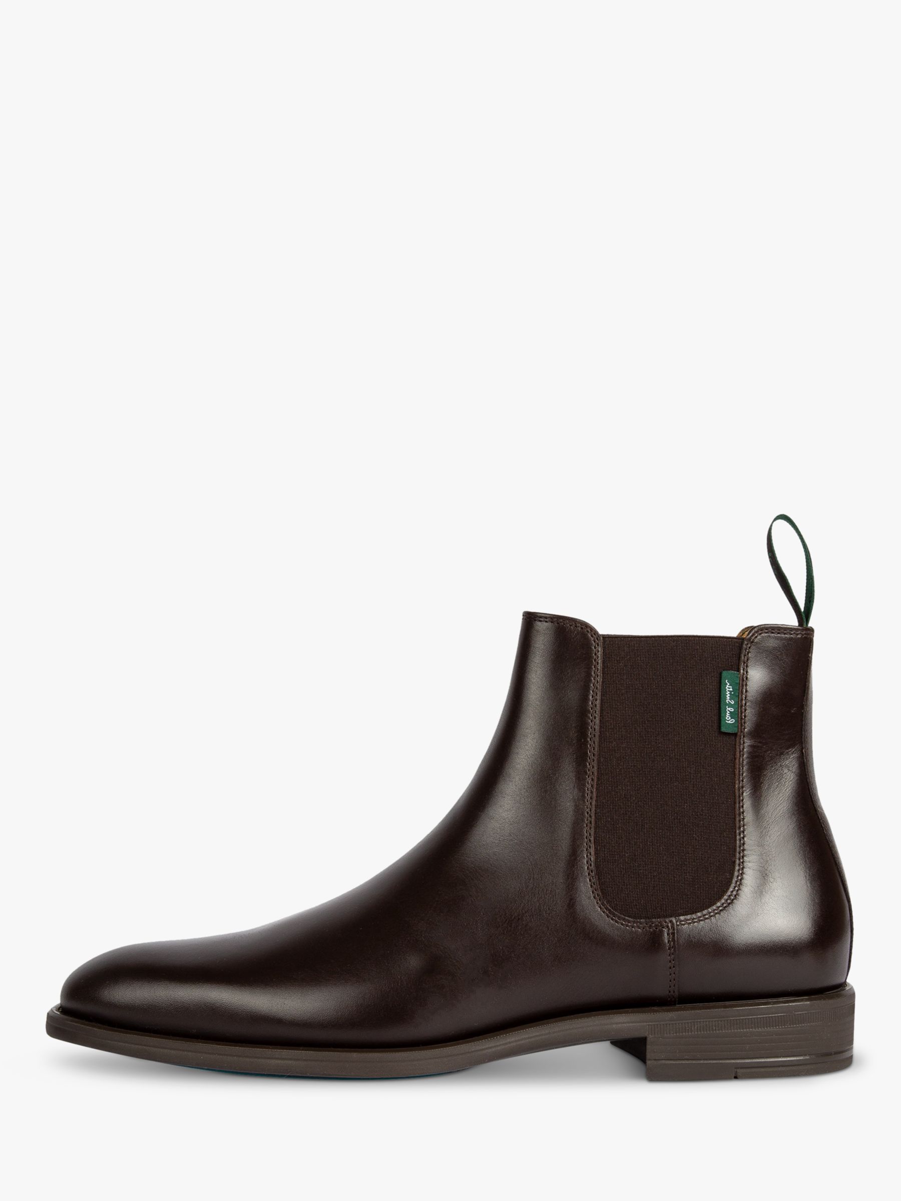 Utallige skab afsnit Paul Smith Cedric Chelsea Boots, Chocolate at John Lewis & Partners