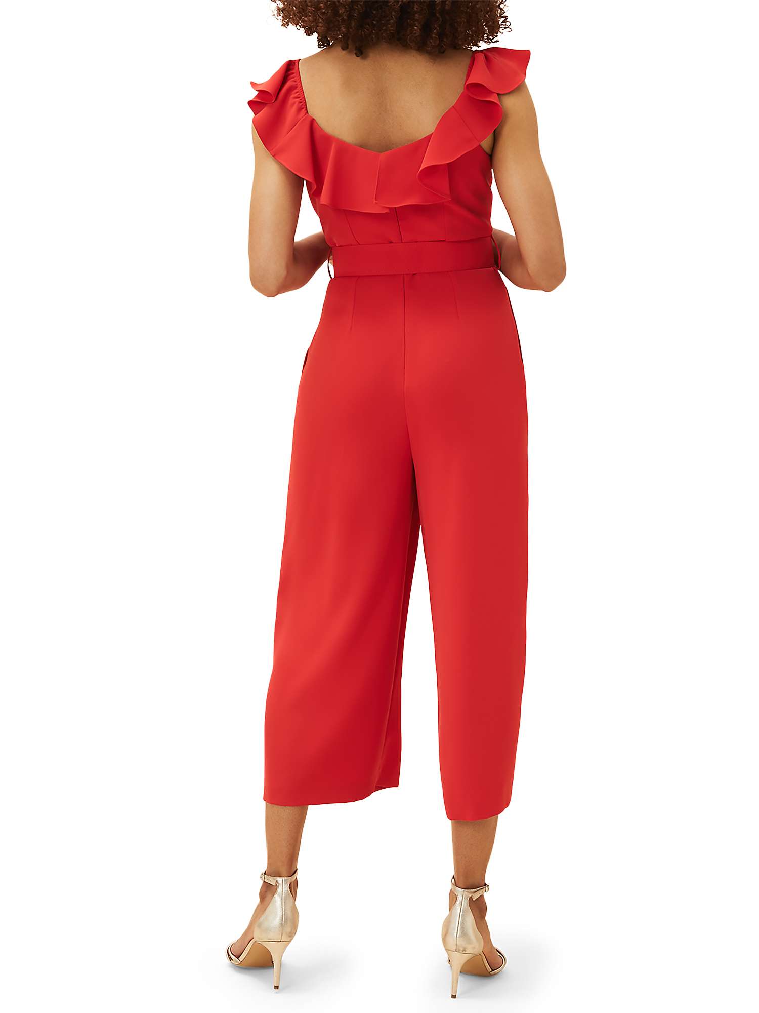 Buy Phase Eight Tazanna Ruffle Wide Leg Jumpsuit Online at johnlewis.com