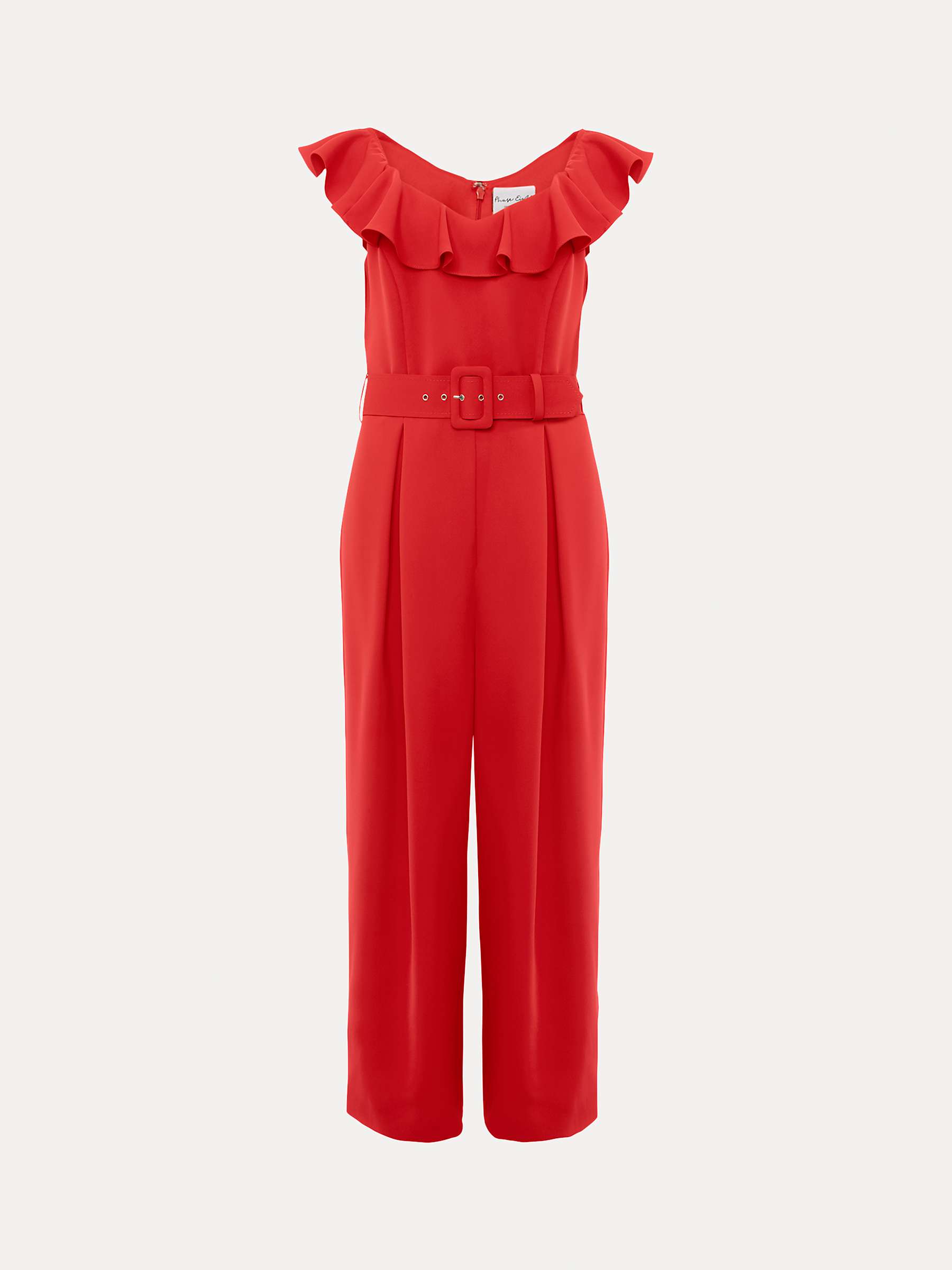 Buy Phase Eight Tazanna Ruffle Wide Leg Jumpsuit Online at johnlewis.com