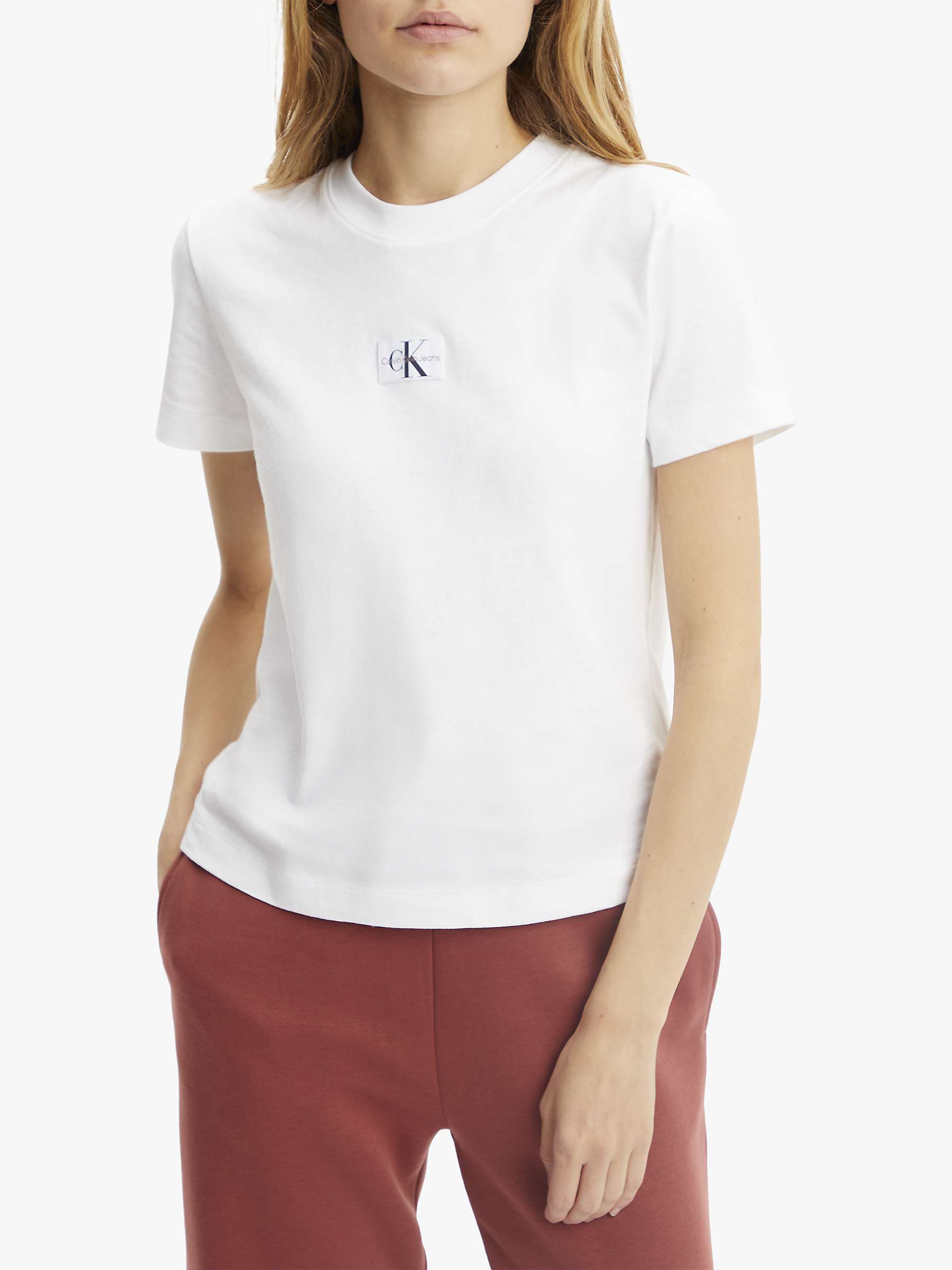 Buy Calvin Klein Jeans Badge Logo T-Shirt Online at johnlewis.com