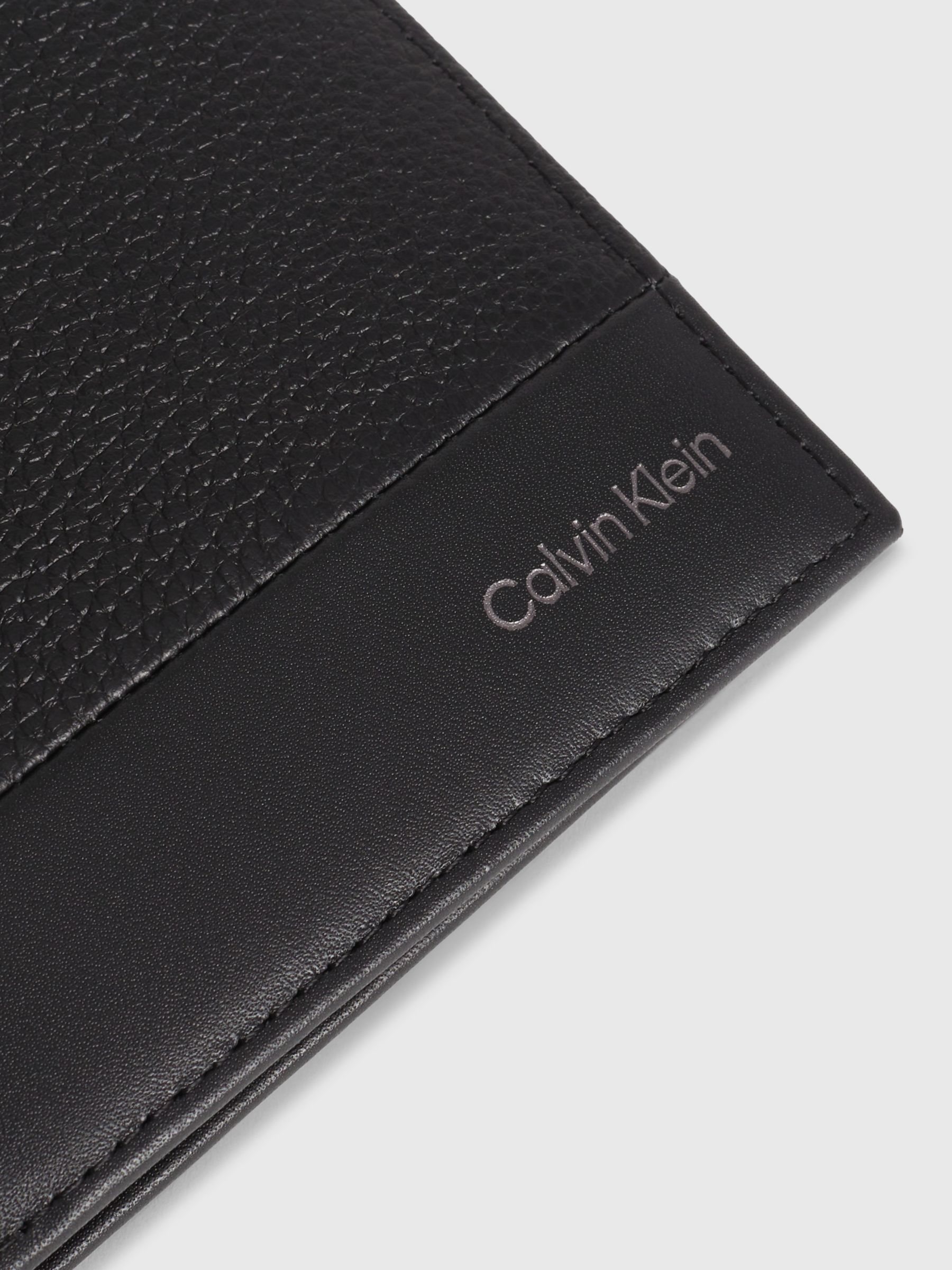 Calvin Klein Textured Bifold Wallet, Ck Black