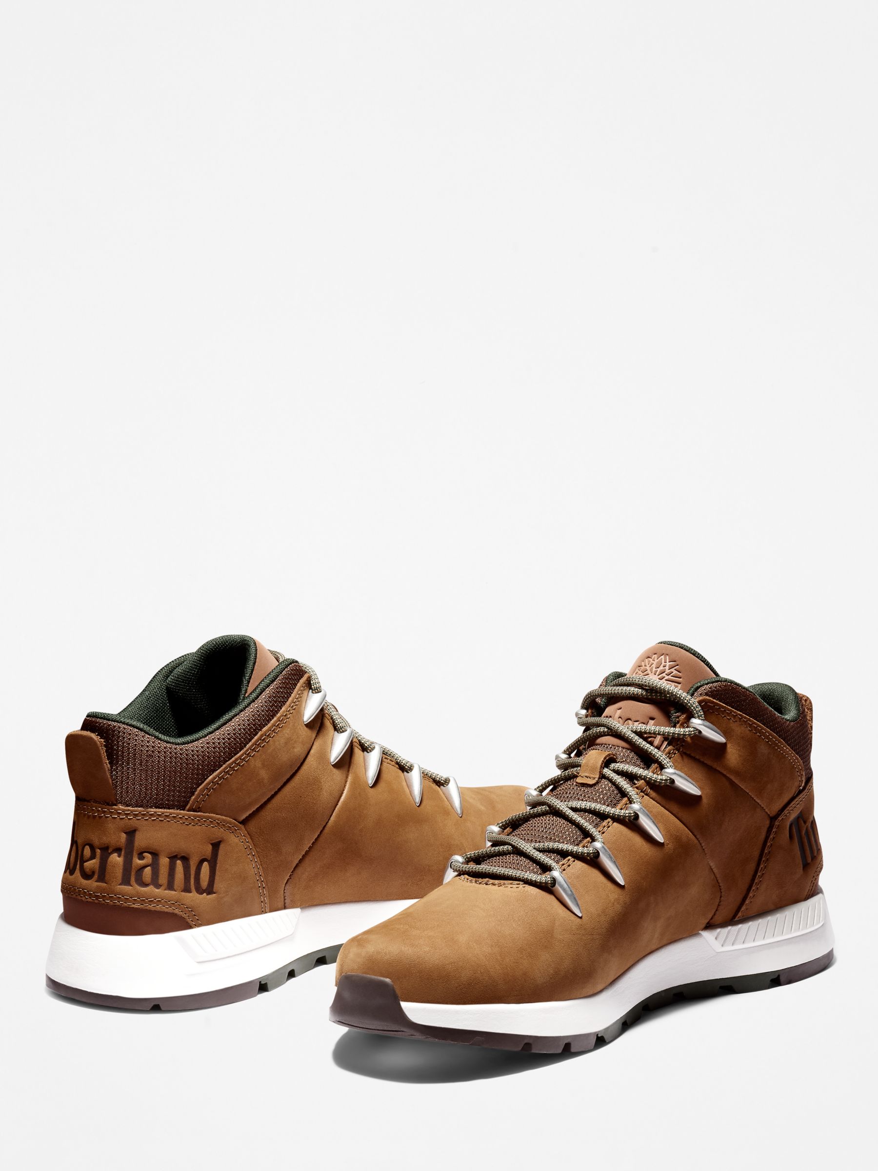Timberland Sprint Trekker Leather Boots, Rust at John Lewis & Partners