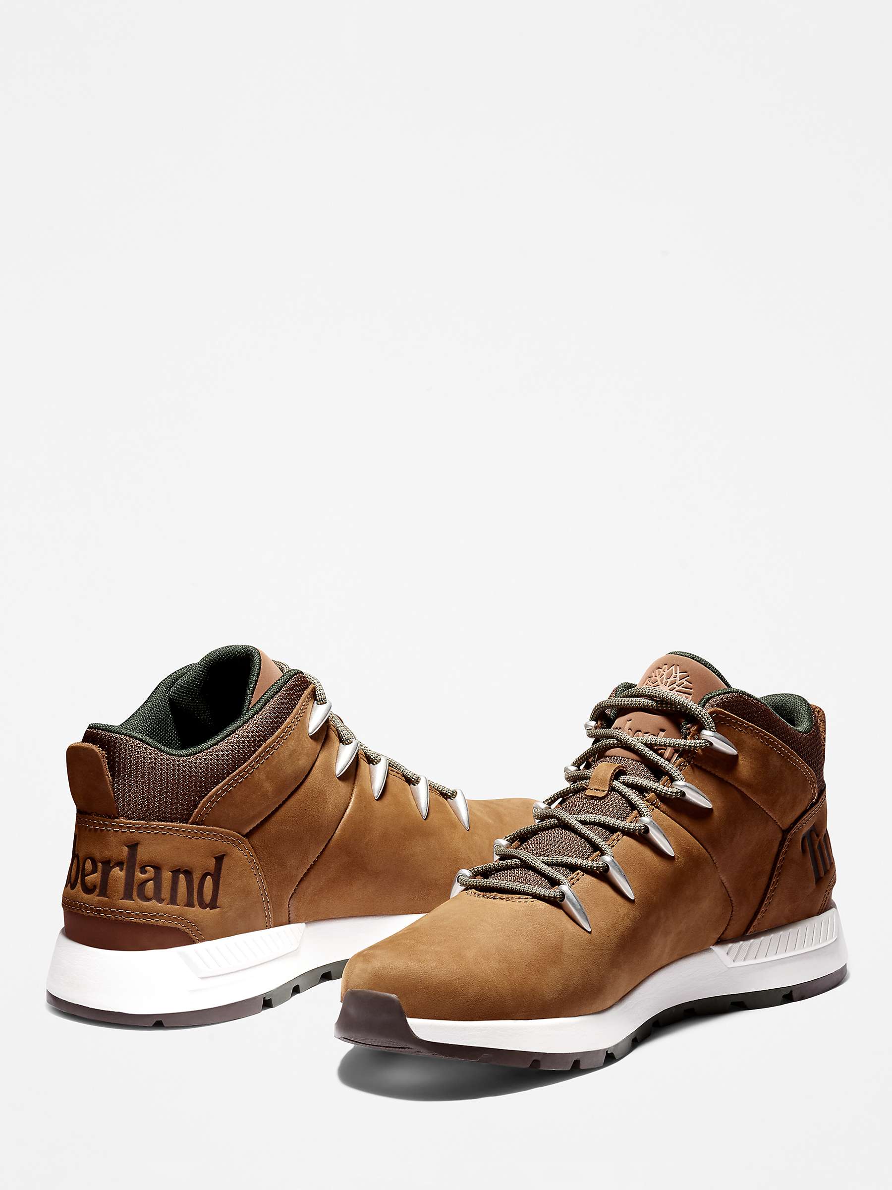 Buy Timberland Sprint Trekker Leather Boots, Rust Online at johnlewis.com