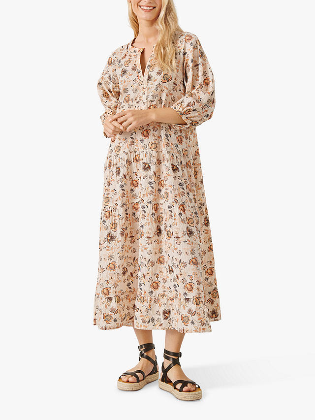 Part Two Philine Floral Print Tiered Maxi Dress, Arabesque Ornament