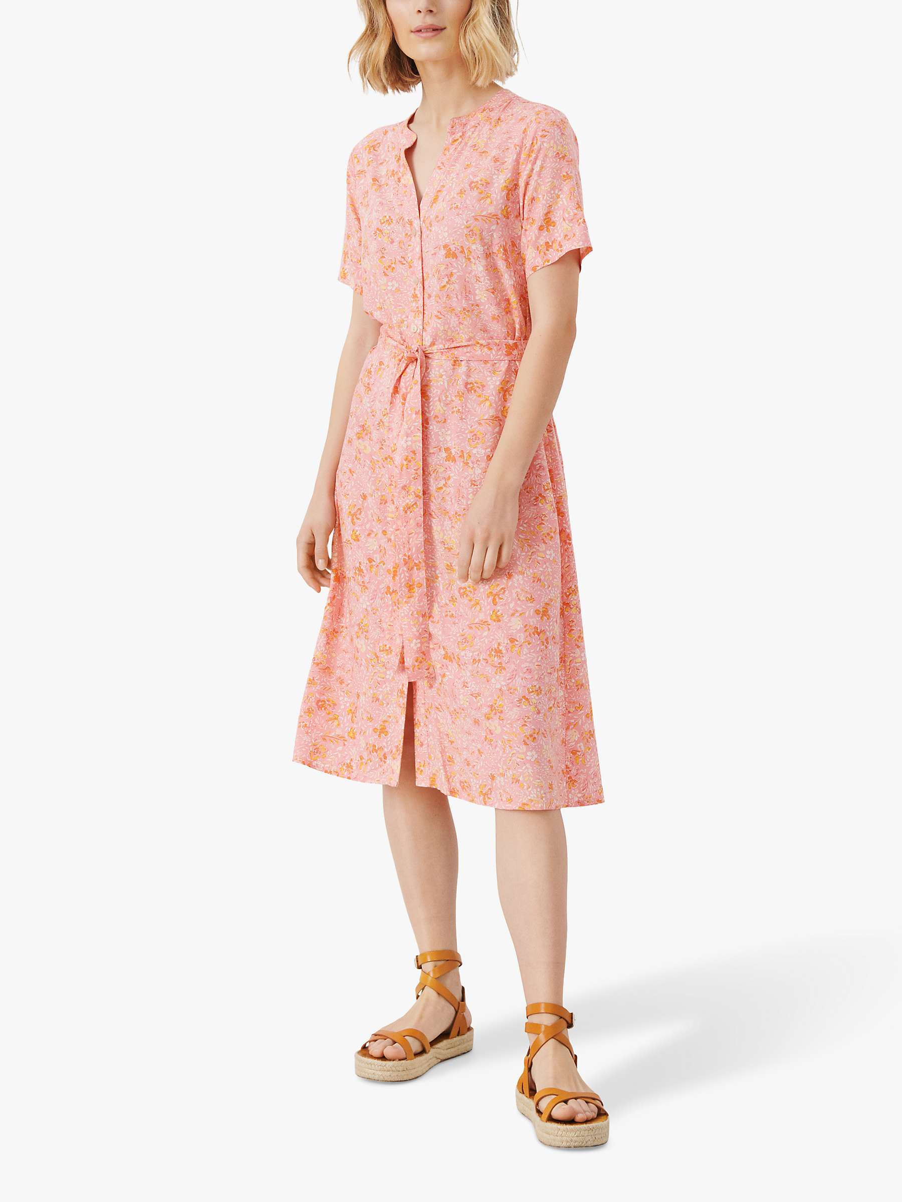 Buy Part Two Pawa Floral Print Dress, Painted Summer Online at johnlewis.com