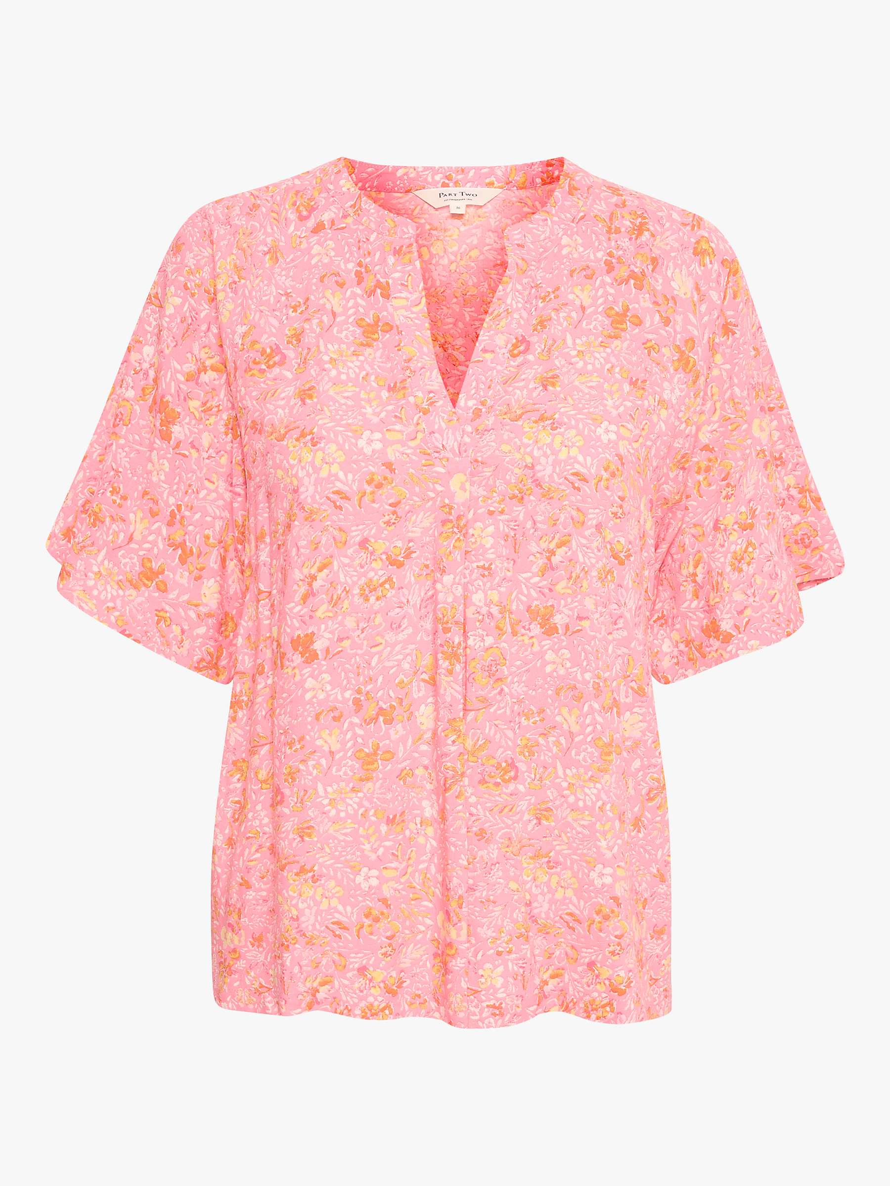 Buy Part Two Petina Ditsy Floral Print Blouse, Peony Paint Online at johnlewis.com