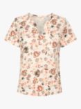 Part Two Gesina Cotton Floral V-Neck T-Shirt