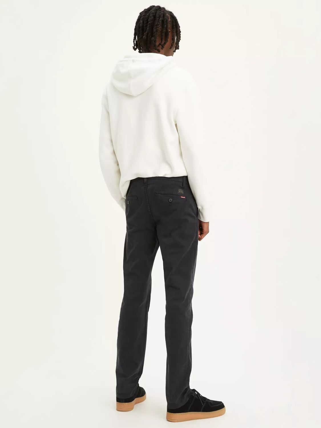 Levi's Regular Fit Chinos, Mineral Black at John Lewis & Partners