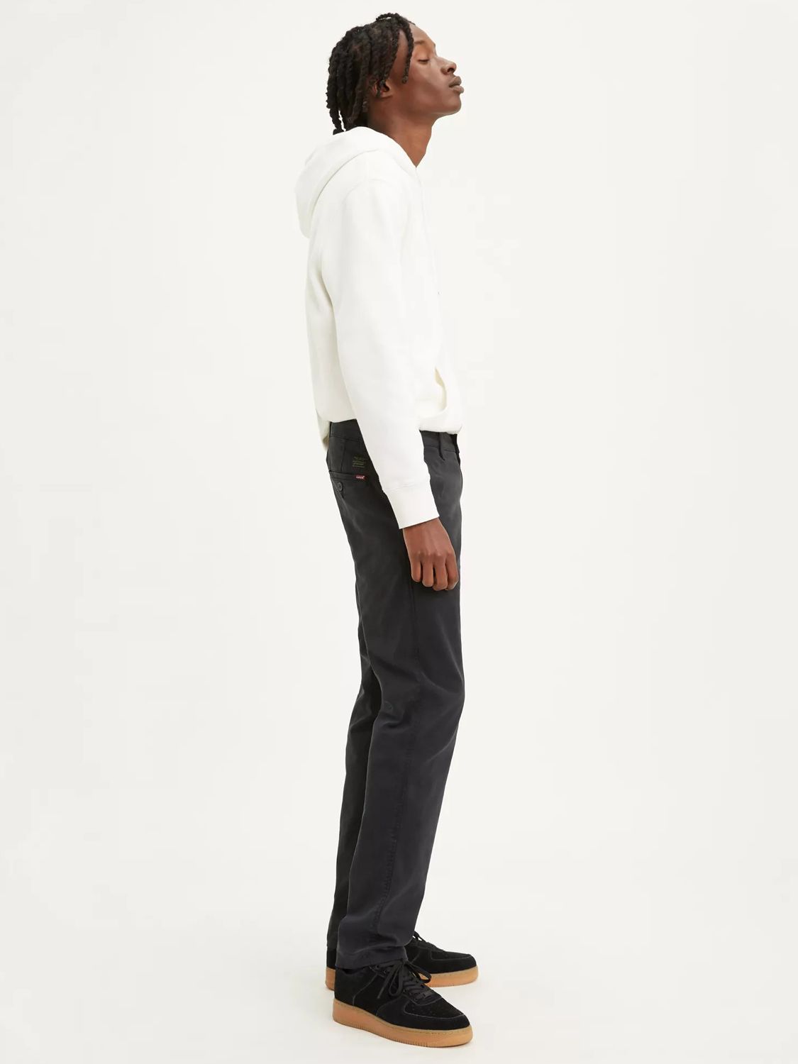 Levi's Regular Fit Chinos, Mineral Black at John Lewis & Partners