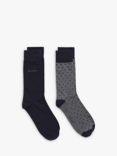 GANT Spot And Solid Socks, Pack of 2