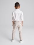 Reiss Kids' Eastbury Stretch Chino Trousers, Stone